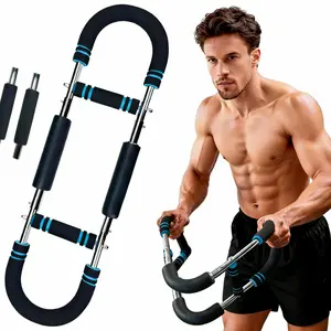 Twister Arm Trainer, Adjustable 60 - 110 Lbs Resistance Forearm Strengthener, Chest Workout Equipment, Arm Exerciser, Portable Home Gym Fitness Equipment