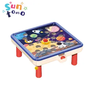 SunTomo Puzzle Game Table For Kids Adults Interactive Family Team Games Christmas Easter Thanksgiving High-Quality Durable Cardboard Storage Function