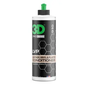 3D Leather, Vinyl & Plastic Conditioner | Restores, Conditions & Protects Car Interiors | Non-Greasy UV Protection for Seats, Steering Wheels, & Trim