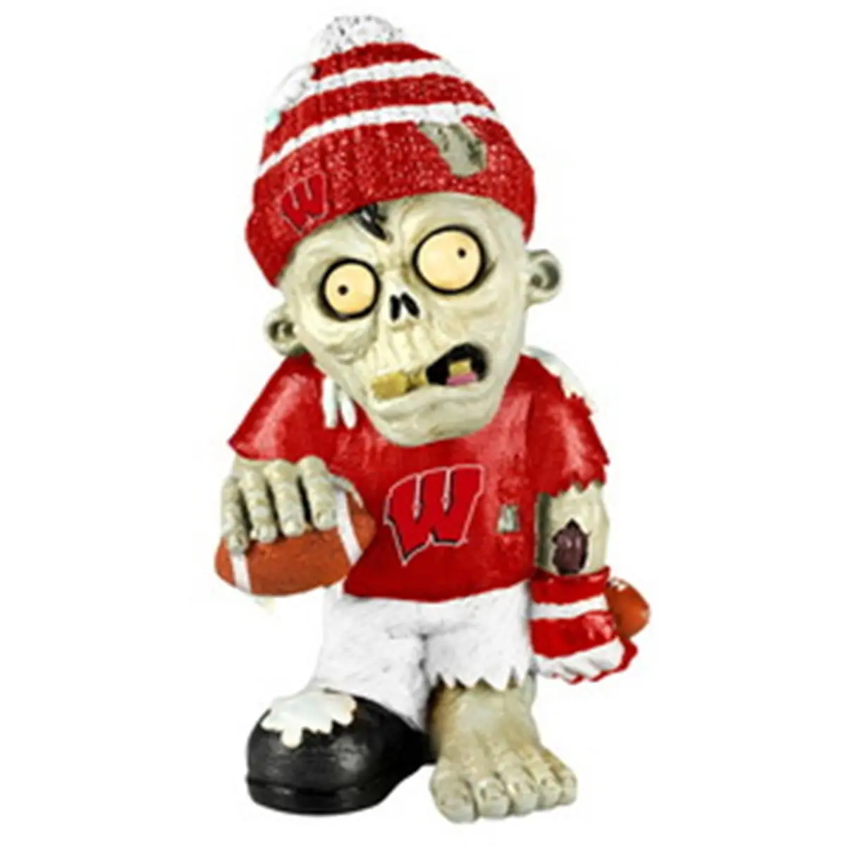 212 MAIN Resin Ornamental Figurine - Team Jersey Themed Sports Collectible Accessory, with Jersey Wear, Zombie Logo, Approximately 10" Decor Piece