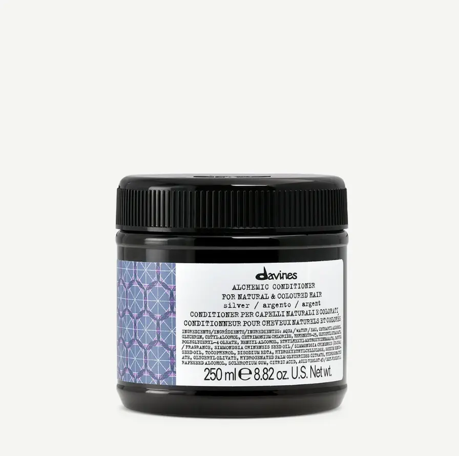 Davines Alchemic Conditioner in Silver for Silver-Tones Hair