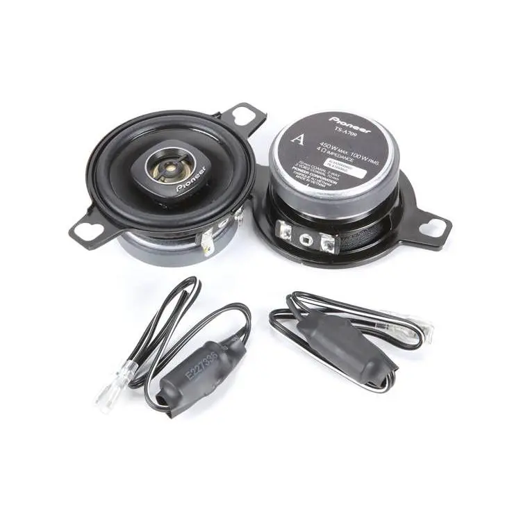 Pioneer TS-A709 A-Series 2-3/4" 2-Way Car Speakers, Polypropylene, 450W Peak Power, 82 dB Sensitivity, Pair Pack, Quick Slide Wires, 450 Watts Peak Power, Wide Range