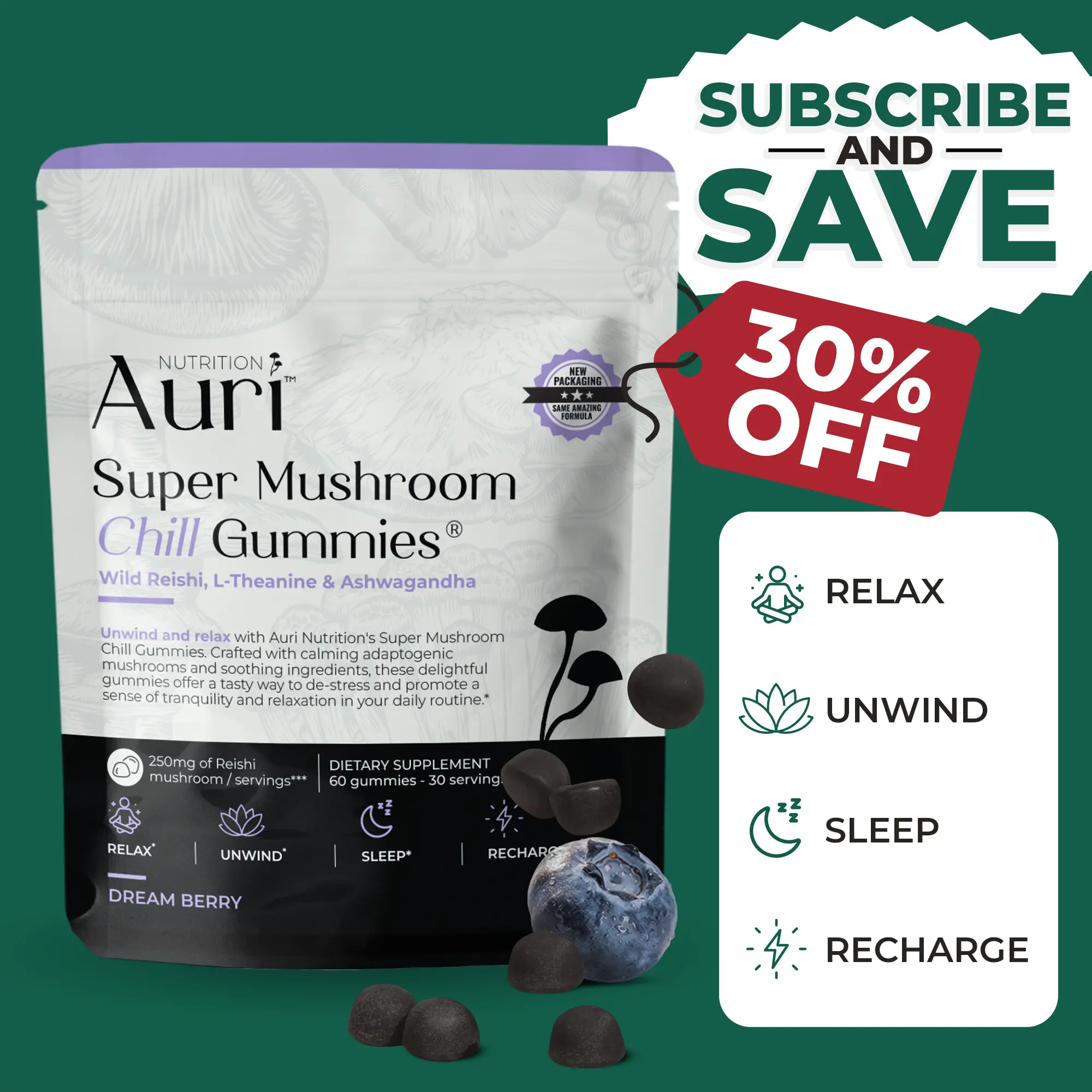 Super Mushroom Chill Gummies®