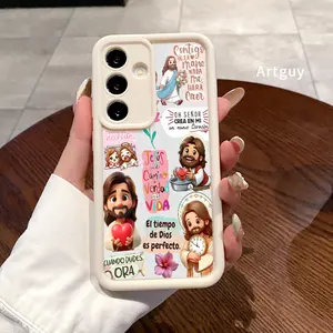 Phone case for Samsung S24 ultra plus S25 S23 S22 Ultra Plus Divine Love Story Advanced fashion gift Shockproof Silicone TPU Bumper Drop Protection Soft Cover