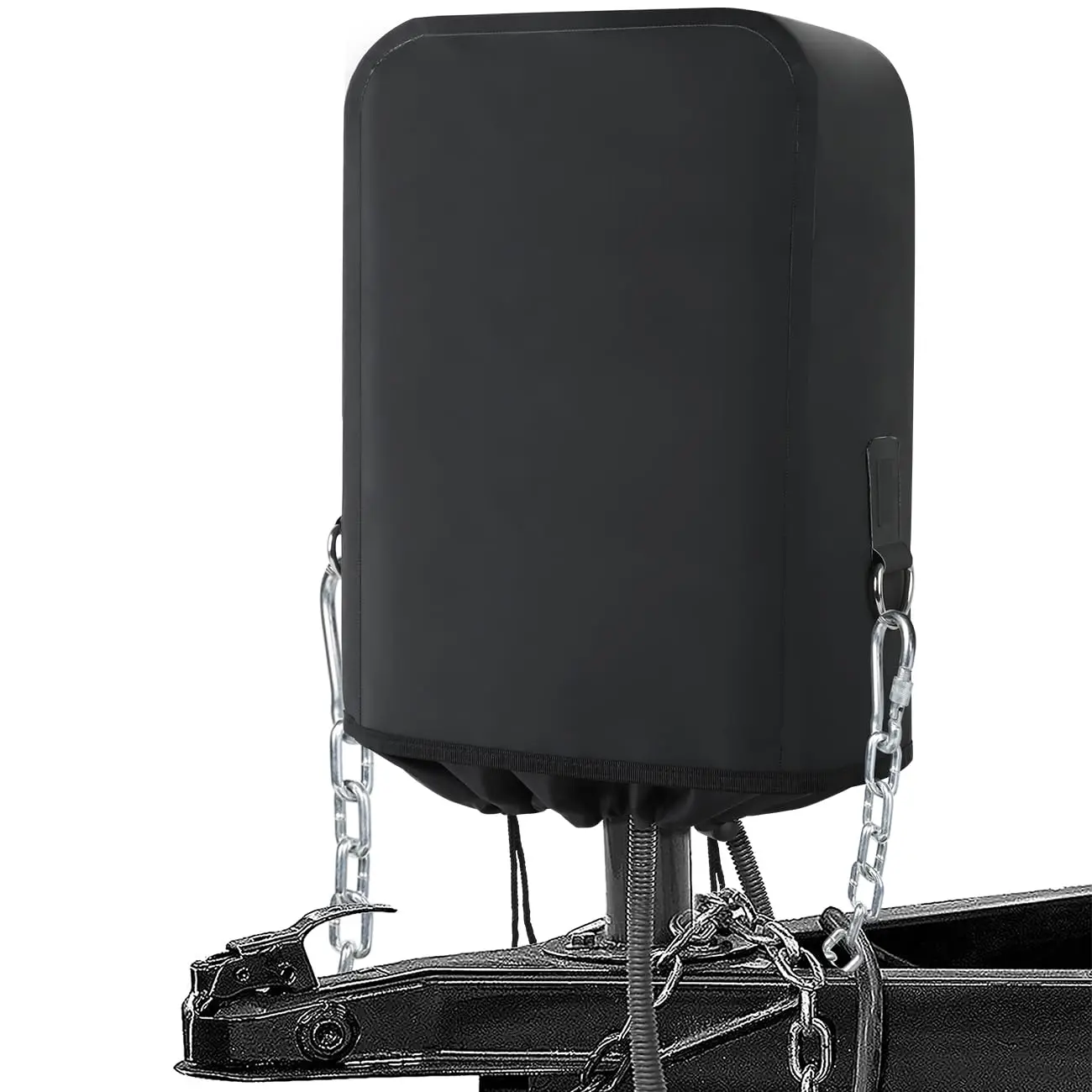 TikTokShopfalldealsforyou Safoner RV Tongue Jack Cover Waterproof – Electric Jack Protector with Chain Hooks for Campers, Trailers & Motorhomes | RV C