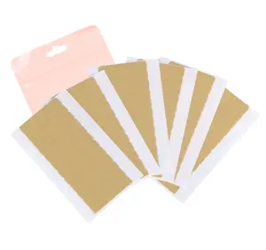 GOO GOO Hair Extension Tape Double Sided Adhesive Replacement Tape, Professional Strong Tapes for Tape in Hair Extensions 72pcs, 1.6 * 0.3inch per Piece
