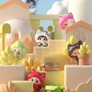 Yooki Cat on the Loose Mini Bean PVC Toy Collection