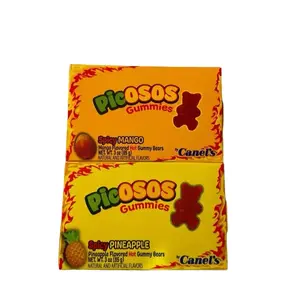 Picoso Mango or pineapple gummy bear canel’s