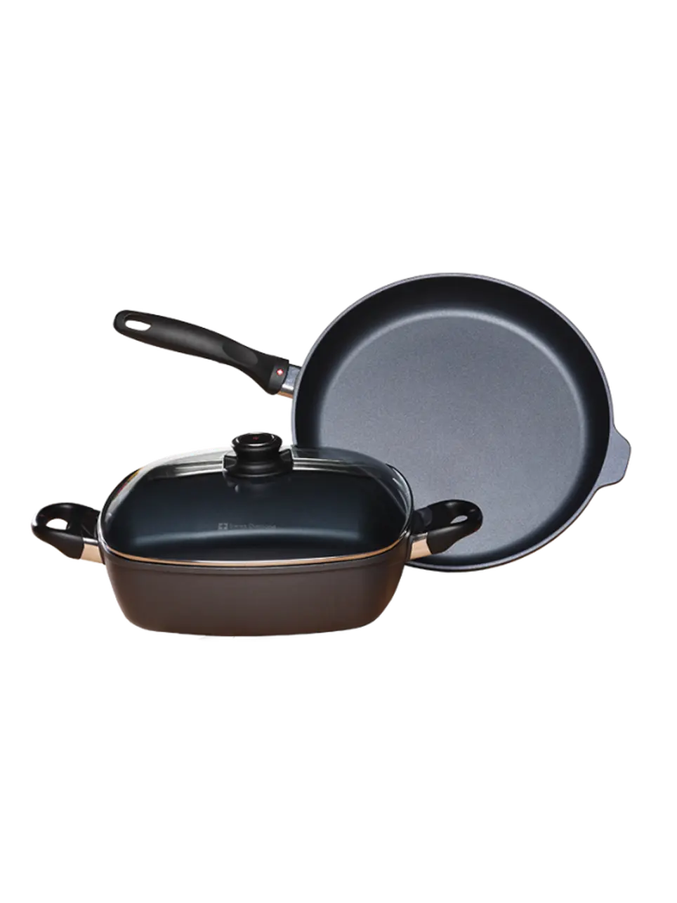 3 Piece Set Induction Fry Pan & Square Casserole