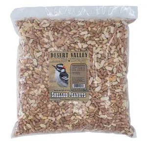 Desert Valley Shelled Peanuts - Raw - All Natural - Non-GMO - Premium Peanuts out of the Shell for Wild Birds and Wildlife