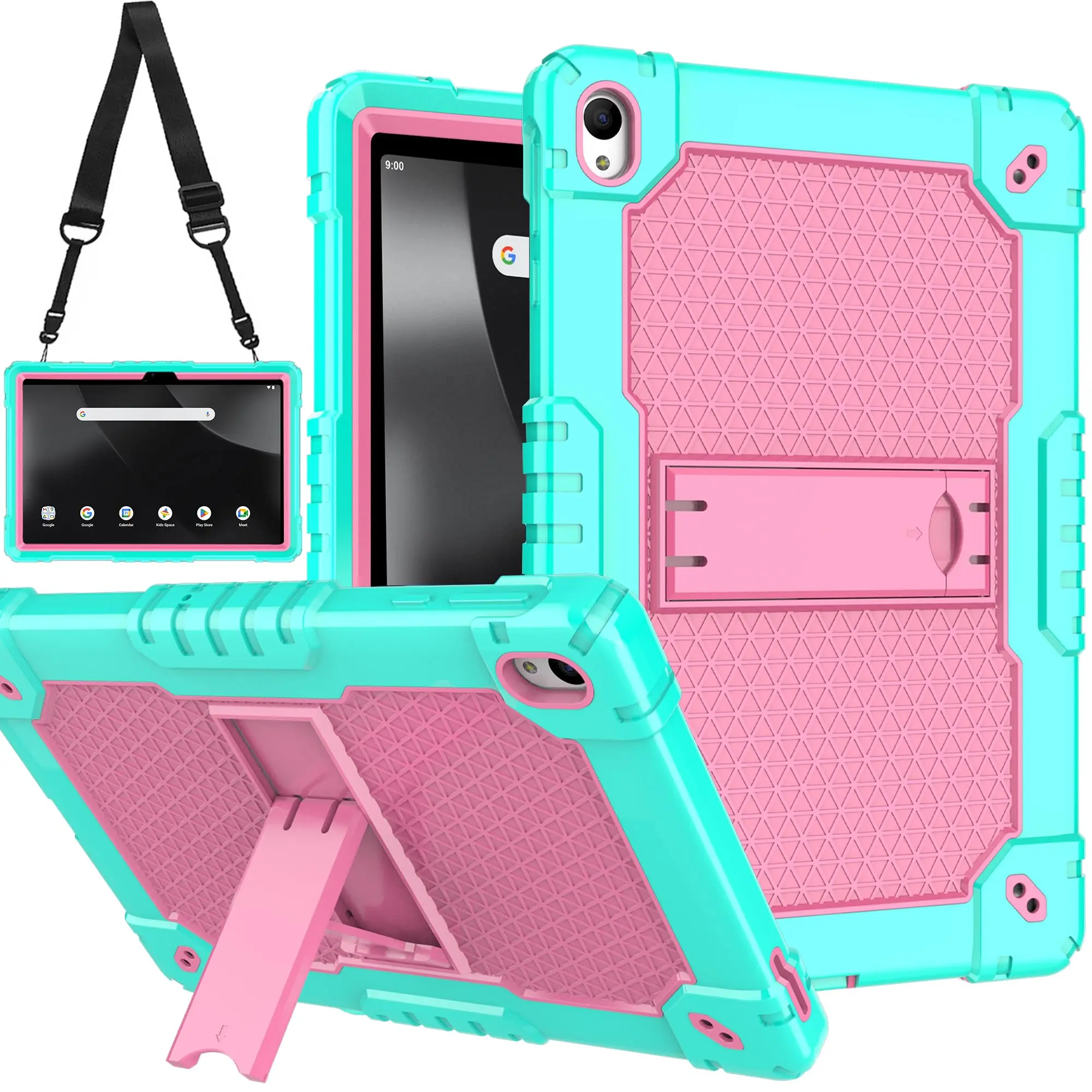 Doemoil for Walmart Onn 12.1 inch Tablet Pro 2024 Model Case/Onn 12.1 inch Tablet Pro Model 100146663 Hybird Case Kids Friendly with Stand for Onn 12.1" Tablet Pro 2024 Released