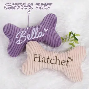 Personalized Dog Bone Pillow, Personalized Pet Gifts, Embroidered Dog Toys, Pet Owner Gifts, Pet Furniture, Pet Gifts, Christmas Gifts Ornamental,Cat Stylish,Cute,Colorful,Cuties Unique,Customized Home Goods Ideal Gifts For Him