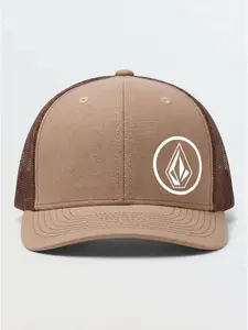 Men's Fashionable Diamond Print Baseball Cap, Elegant Sun Protection Outdoor Hat, Large Size Deepened Design, Stylish UV Shield