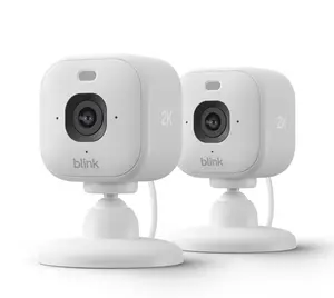 Blink Mini 2K+ 2 Cameras, White