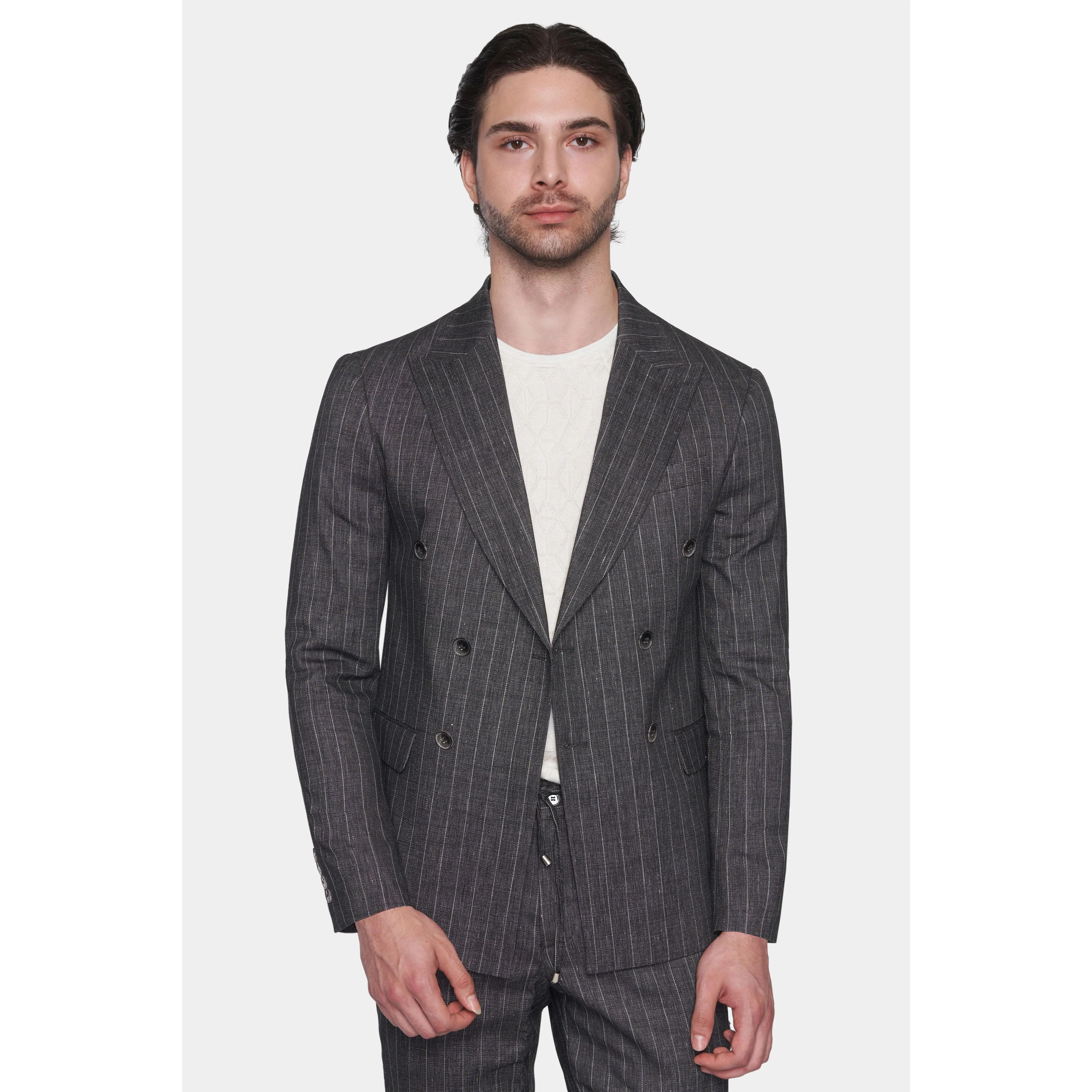 The Bespoke Suit (Stripe Grey)