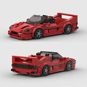 328pcs Moc Classic Racing Car Creative Building Block Set, Stem Educational Toy, DIY Adult Model Kit, Perfect Gift for Birthday, Christmas, Graduation, Bricks