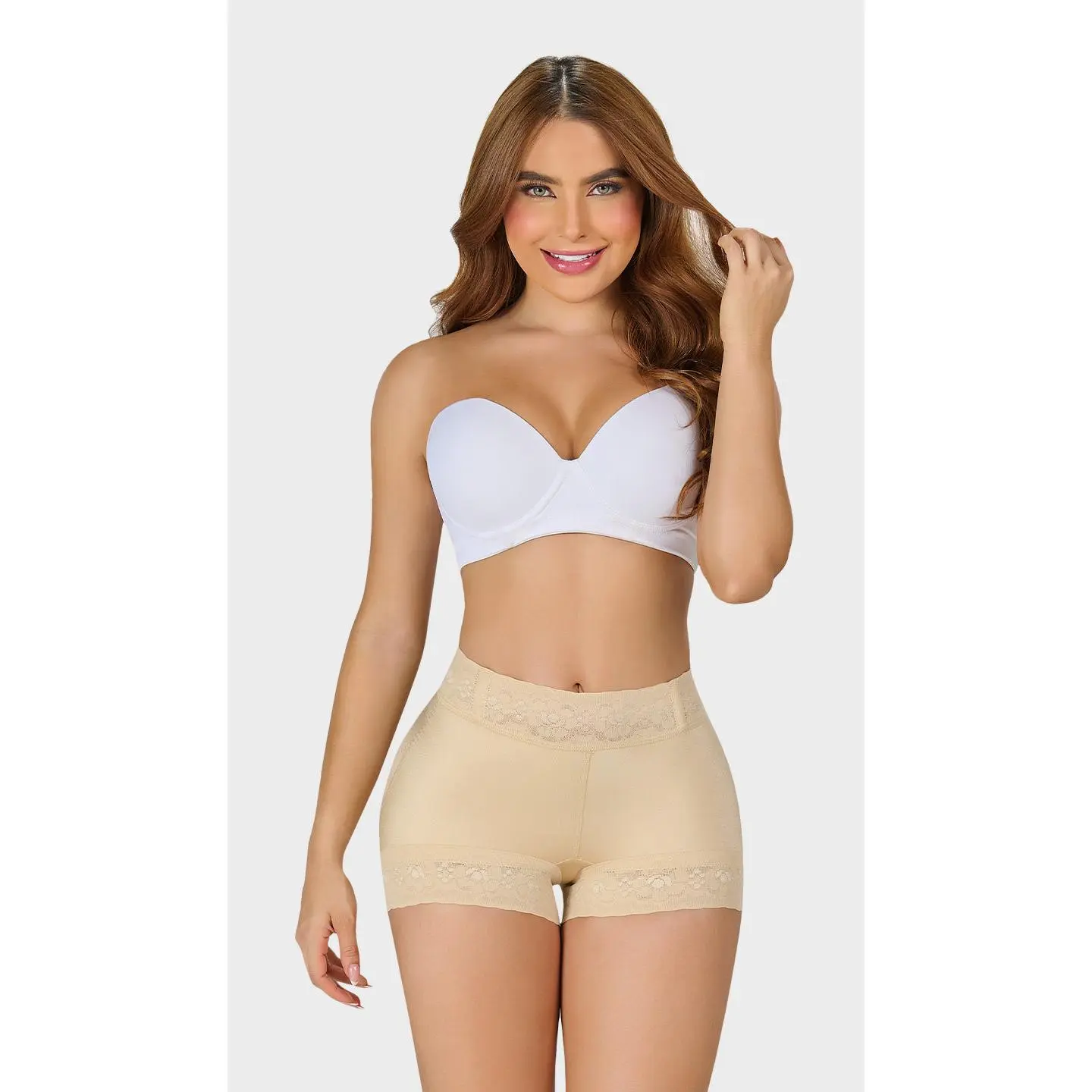 Fajas MYD - Seamless Low-Compression Mini Shorts - S0211
