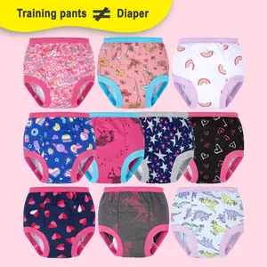 10-Pack Potty Training Pants for Boys and Girls - Comfortable Learning Underwear