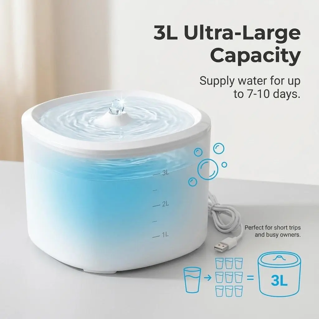 Brandon-super Pet Water Fountain, 3L