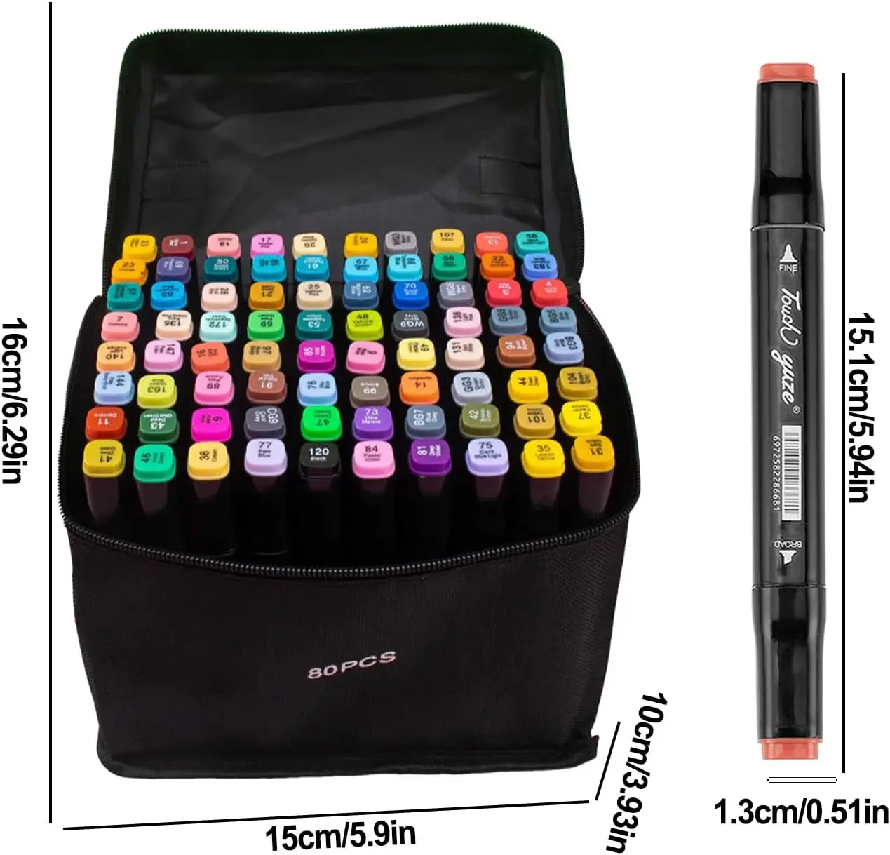 Alcohol 168/80/24 Pcs Marker Colorful | Dual Tip Markers | Permanent Art  for Book Painting | Card Making Coloring Sketch | Christmas gift for Adults Kids girls  coloring  book