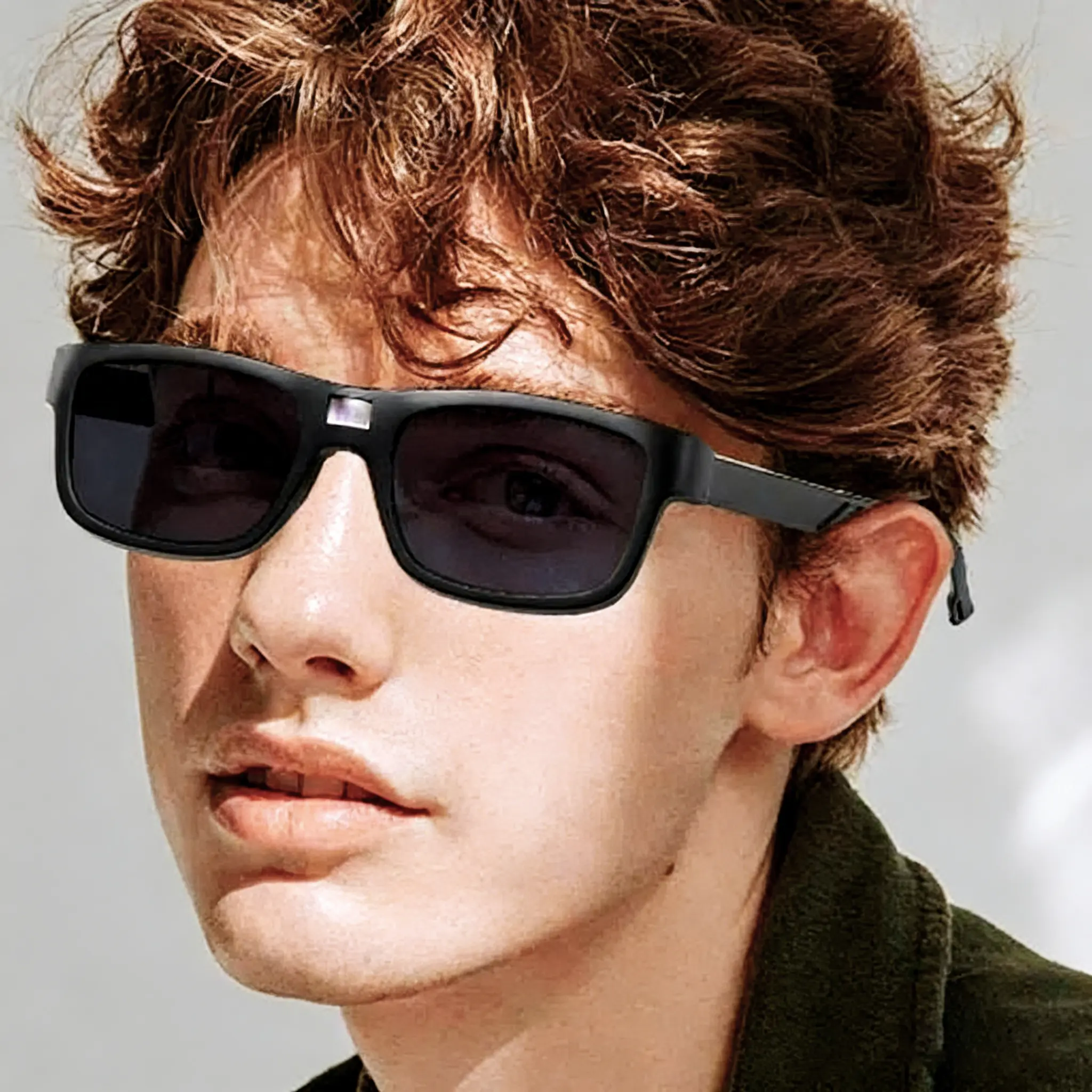 Paleshy Ultra-Light Smart Polarized Square Eyewear, 0.1-Second Photochromic Color-Shift Lenses, Auto-Tinting UV Protection Men's Sunglasses, Stylish Aesthetic Women's Outdoor Safety Glasses, Sunglasses For Women, Stylish Sunglasses