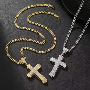 14K Real Gold-Plated Royal Monaco Cuban Necklace, Classic Italian Crafted Jewelry for Men & Women, Lucky Blessing Amulet, Perfect Easter Gift, Father's Day Present, Stylish Gift for Fashion Lovers
