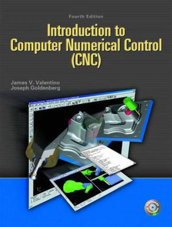 Used Hardcover Book - Introduction to Computer Numerical Control (CNC) by James V. Valentino, English Edition - Fanuc Controllers, Fundamental Concepts, G Code, Practical Approach, Technology Guide, Programming