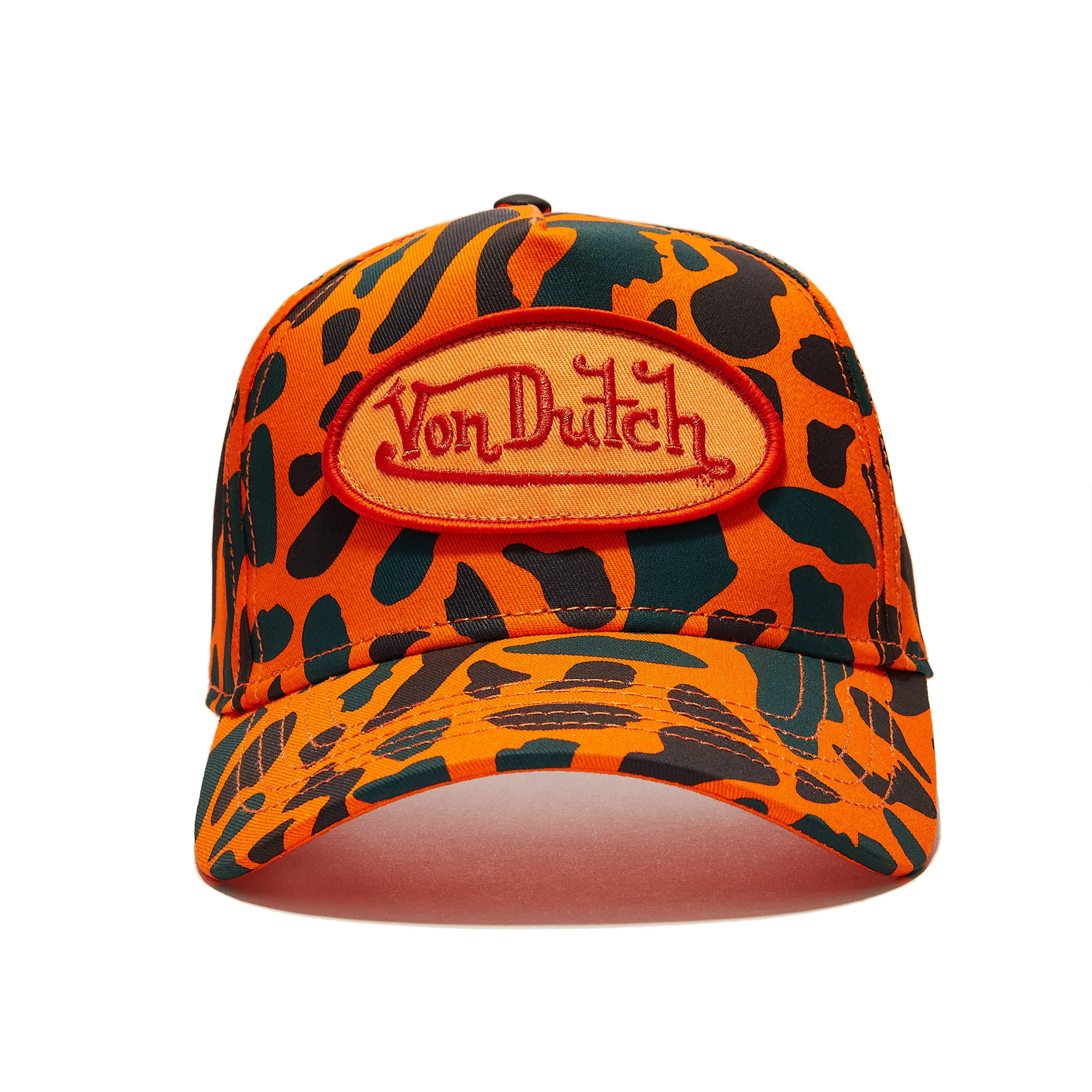 Von Dutch Orange Camo 242 Vintage Trucker Hat Von Dutch Orange Camo 242 Vintage Trucker Hat
