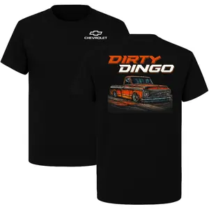 Dirty Dingo T-Shirt, Classic Chevrolet C10 Truck Graphic Tee, Vintage Chevy Streetwear Shirt for Car Enthusiasts & Builders