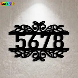 1pc Numeral 5678 Metal Wall Art, Vintage Numeral Statue Mural, Ideal Gift for New Year, Christmas, Number Decor Enthusiasts, Weather-Resistant Metal Wall Decor Wall Sculptures, Perfect for Indoor Wall & Outdoor Fence, Unique Year-Round Home Decor