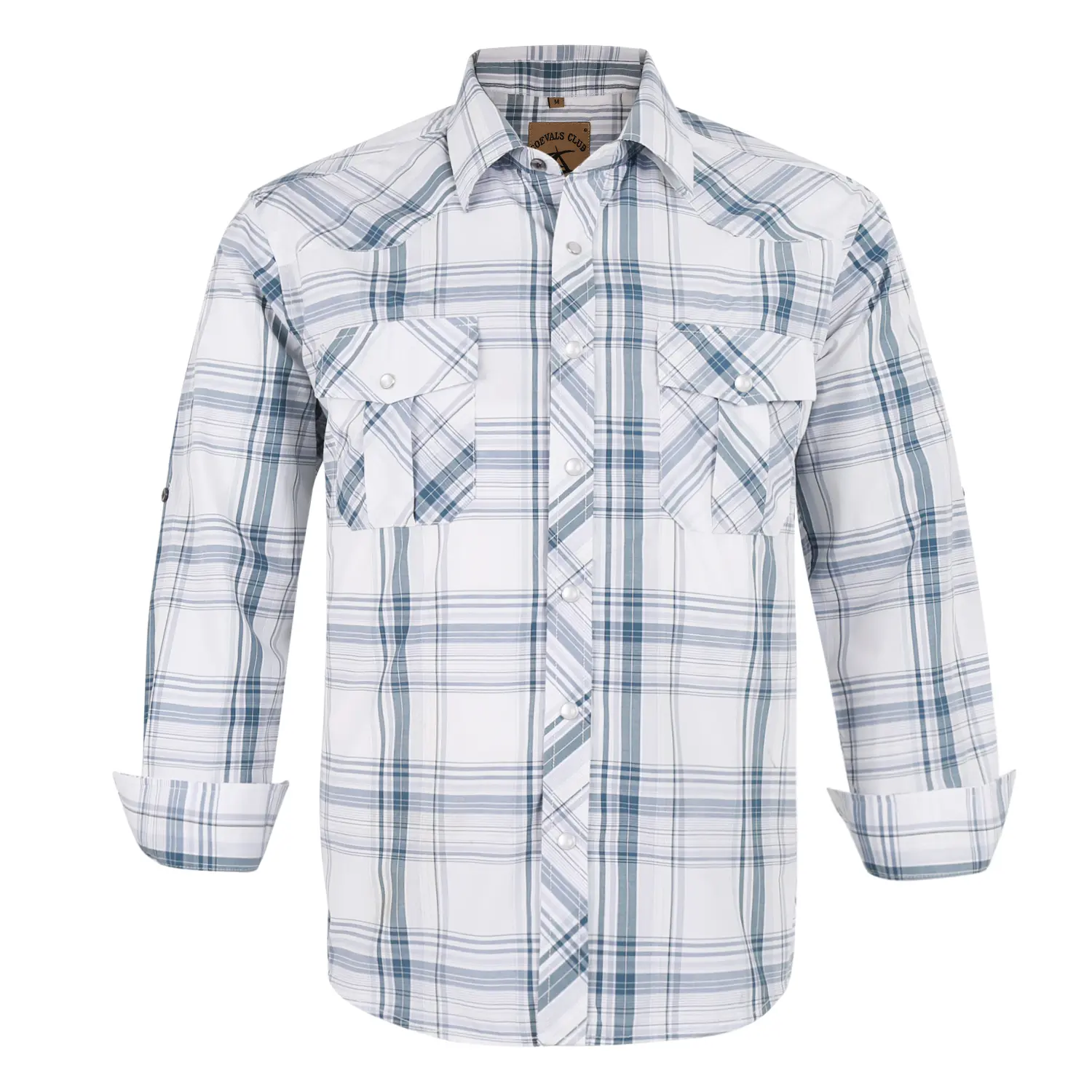 Summer Vibes Men's Western Pearl Snap Plaid Cowboy long sleeve shirt Lightweight Breathable Classic Fit Ranch Rodeo Country Concert Outfit,back to school,clothes for back to school,first day of school outfits