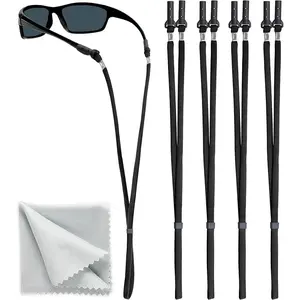 Eye glasses holders around neck-glasses strap anti slip-sunglasses strap holder for men women-eyeglasses strap lanyard-eyeglass holder strap chain-4 cords