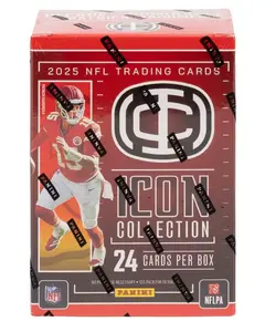 2025 Panini Mahomes Icon Collection Football Blaster Box - Sports Card Packs for Collectibles Enthusiasts