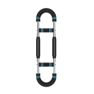 Arm Trainer Strengthener with Adjustable Resistance (60-120 lbs) - Detachable Multi-Purpose Chest & Arm Workout Bar for Home Gym, Men & Women