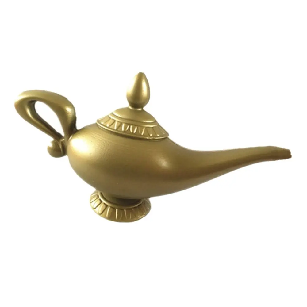 Vintage Aladdin Genie Lamp Decoration - Cartoon Tea Pot Style Room Decor, Halloween Costume Prop, Christmas Gift for Home Party Ornaments, One Piece