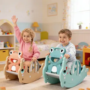 【US-based sellers】Multifunctional Activity Center – Rocking, Gliding & Sliding Fun in One Durable Design, for Indoor Energy Release(Easter Toys for Kids)