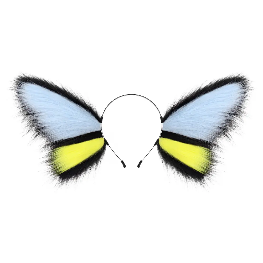 Halloween Headwear Animated Butterfly Hairband Elf Beast Ears KC Beast Head Accessory Multi-color Exaggerated Beast Ears Hairband