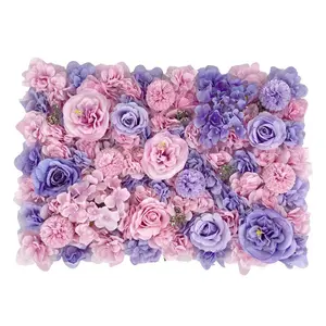 Various Colors Available Artificial Flower Wall Simulation Plant Wall 60*40cm, Suitable for Bedroom Living Room Wall Decoration, Indoor Outdoor Wedding Background Wall Decoration, Reusable