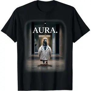 100% CottonPigeon Doctor Meme Funny Aura Aesthetic Confidence T-Shirt