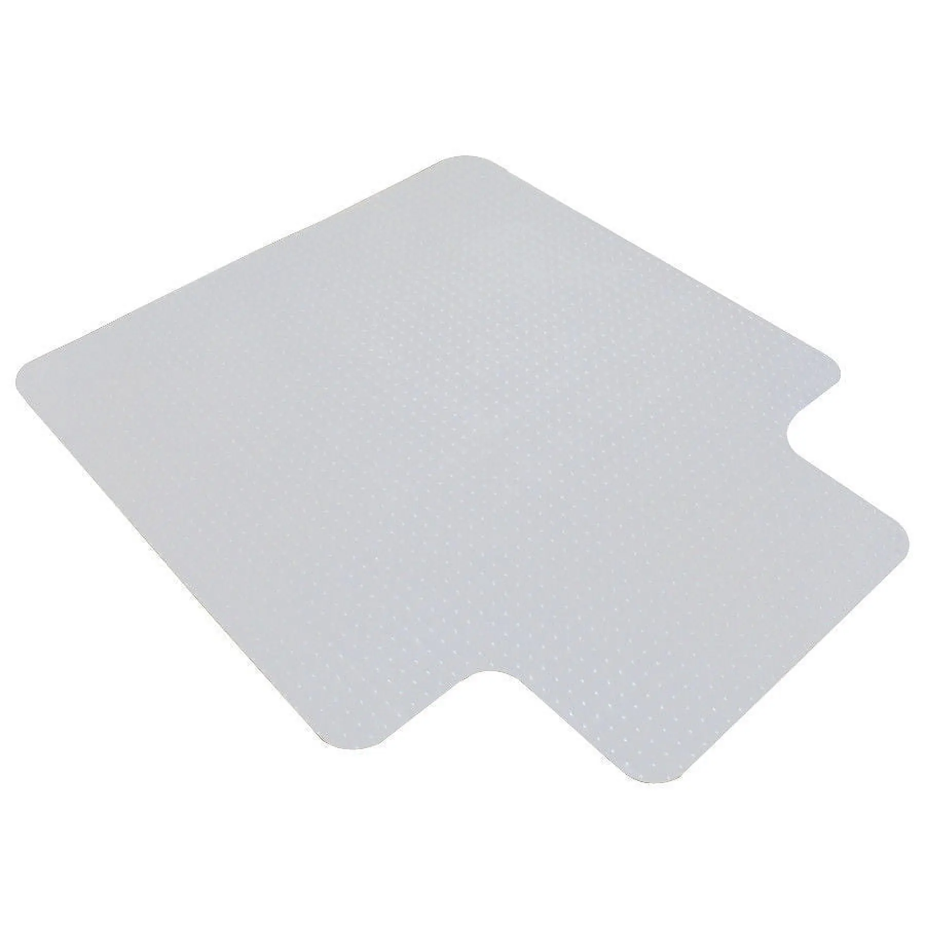 Segawe PVC Rectangular Chair Mat - 48x36in Stud Grip Back Desk Mat with Lip, Floor Protection for Low Pile Rugs, Office/Home Use