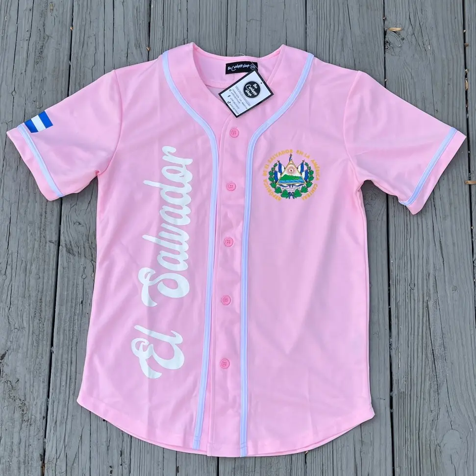 PINK and LAVENDER EL SALVADOR JERSEY UNISEX