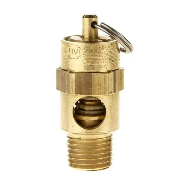 SVI INTERNATIONAL FK-KSV25-250 1/4" NPT Soft Seat Safety Valve - Brass