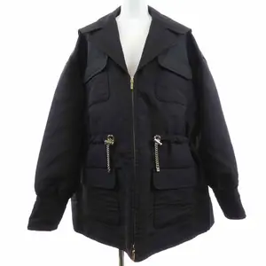 Pre-owned CHANEL Silk Small Leather Goods LOOK13 Coat
