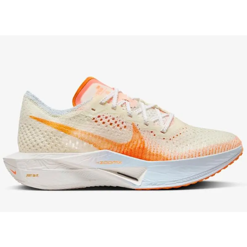 Nike ZoomX Vaporfly 3 “Bright Mandarin” (Women’s) Running Shoes – Elite Marathon Racing Sneakers featuring Ultra-Light Atomknit Upper, Full-Length ZoomX Foam Midsole for Maximum Energy Return, Carbon Fiber Plate for Propulsion, and High-Grip Rubber
