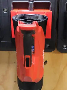 Packout Wall Mount to Mount a Milwaukee 3017-20 Blower to a Packout Wall Plate