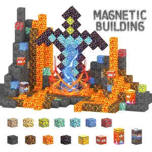 Large Magnetic Building Blocks Set, Educational Toy for Boys and Girls, 100/150pcs  Stem Sensory Development, Montessori Learning Tool