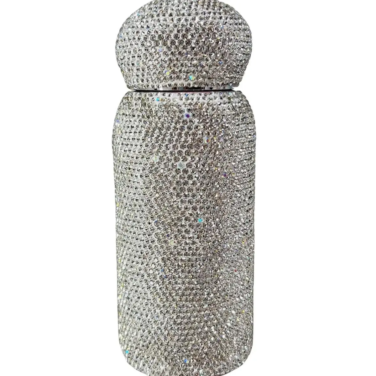 8oz Stainless Steel Thermal Rhinestone Vacuum Flask Drinkware Bling Portable Water Bottles Stylish Mug Tumbler Bottled Butterfly Red Black