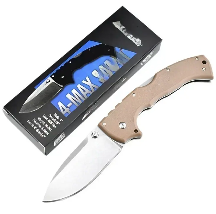 Cold Steel Folding Knife Tactical EDC Pocket Knife for Outdoor Survival & Everyday Carry Hiking, Tactical Knives Camping Supplies