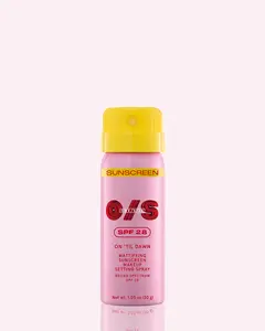 ONE/SIZE On ’Til Dawn Mattifying Sunscreen Makeup Setting Spray SPF 28 Travel Size 1.05 oz - Sets Makeup for 16hrs, Sweat Resistant, Water Resistant, Easy to Reapply