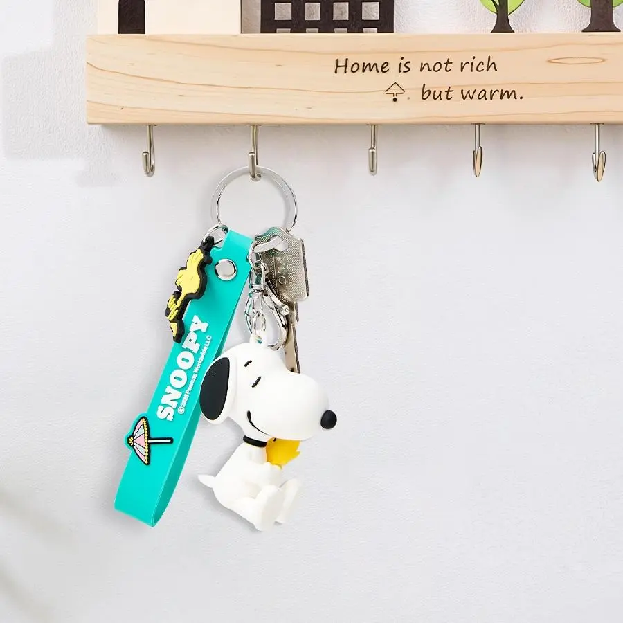 Snoopy 3D Cute Summer Travel Series Collectible Pendant Keychain - Bag Charm Accessory Gift for Fans, Car Key Accessory, Adventure Back-to-School Collectible